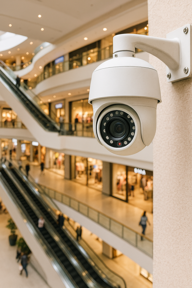 Alışveriş Merkezlerinde IP Kamera Çözümleri