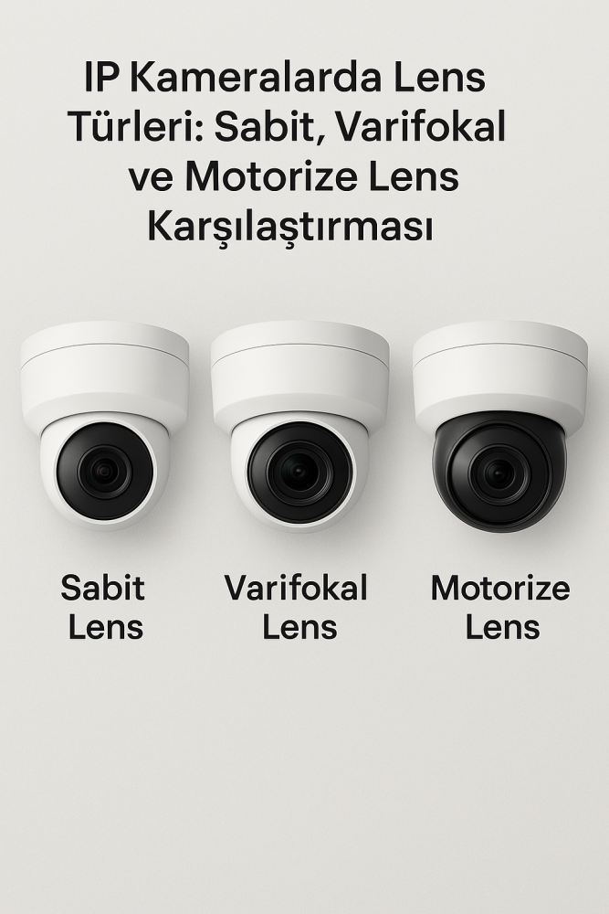 IP Kameralarda Lens Türleri: Sabit, Varifokal ve Motorize Lens Karşılaştırması