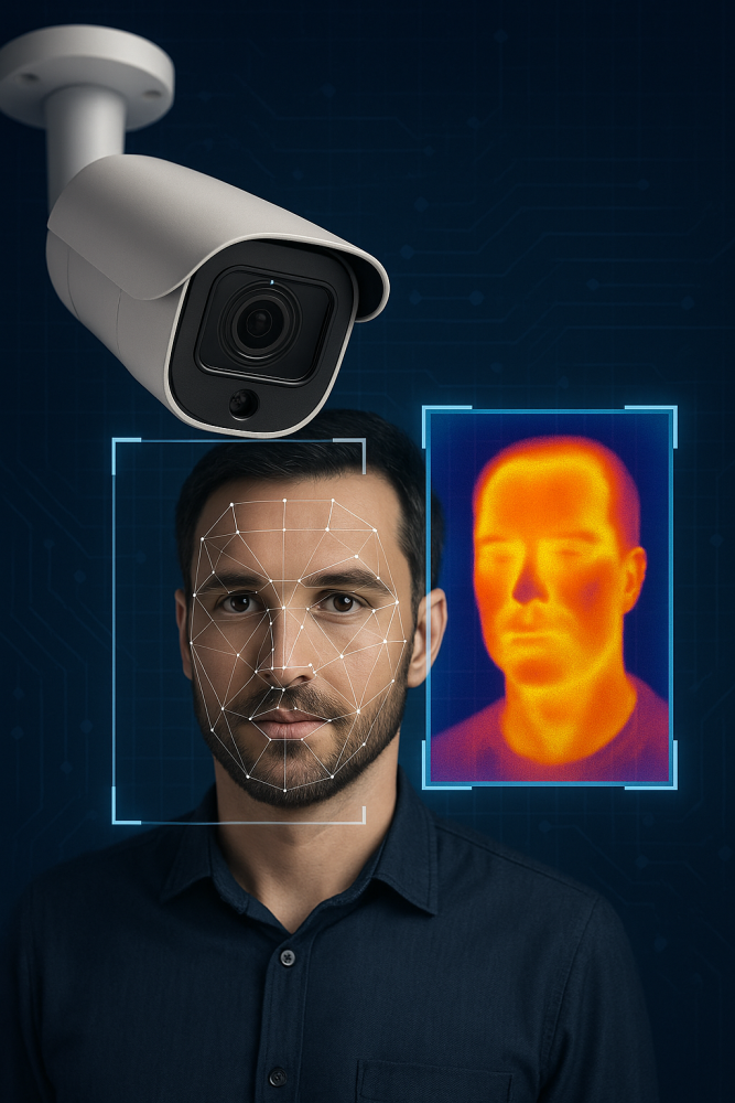 Yüz Tanıma ve Isı Sensörlü IP Kameralar: Akıllı Güvenliğin Yeni Nesli