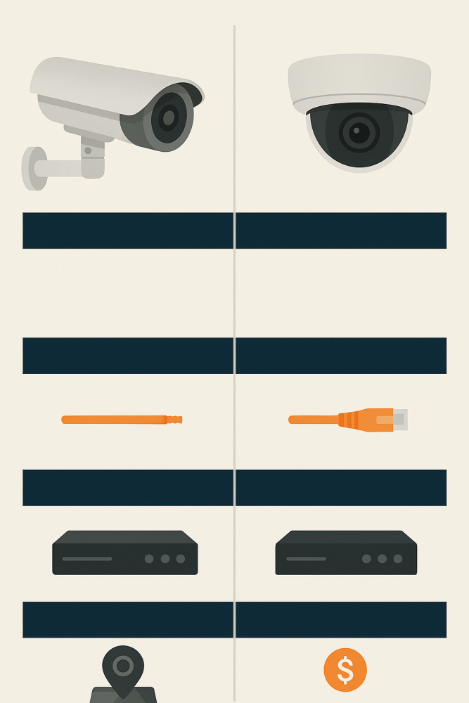 Analog Kameralar ve IP Kameralar Arasındaki Farklar