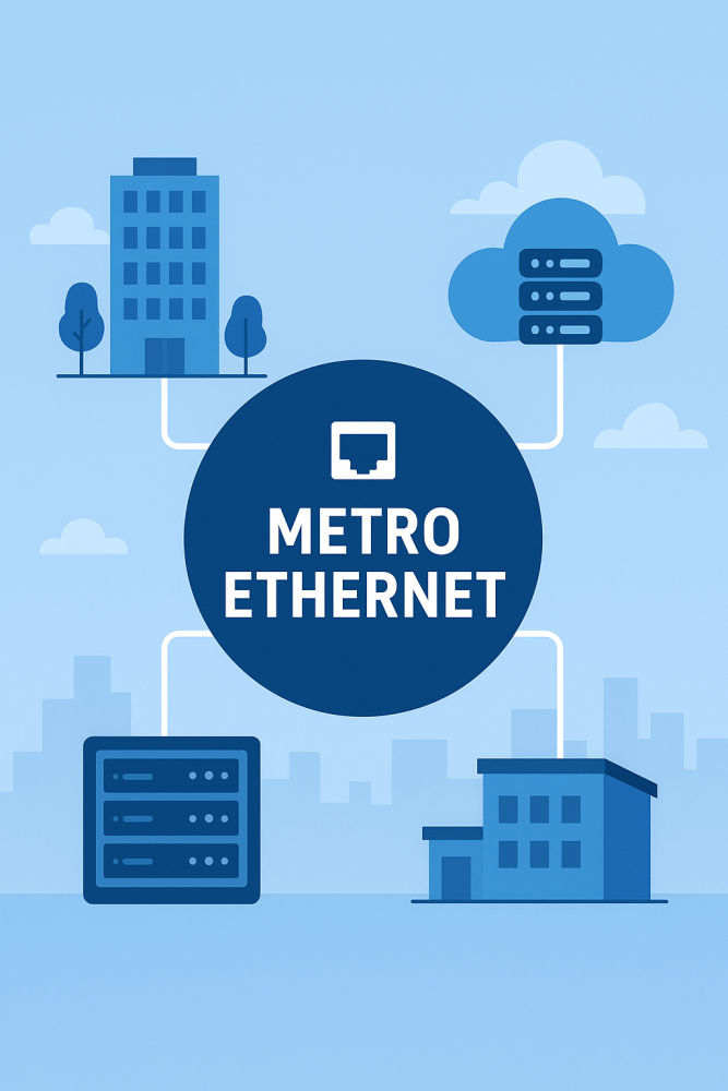🏙️ Metro Ethernet Devreleri: Kurumsal Ağlarda Yüksek Hız, Güvenilirlik ve Esneklik