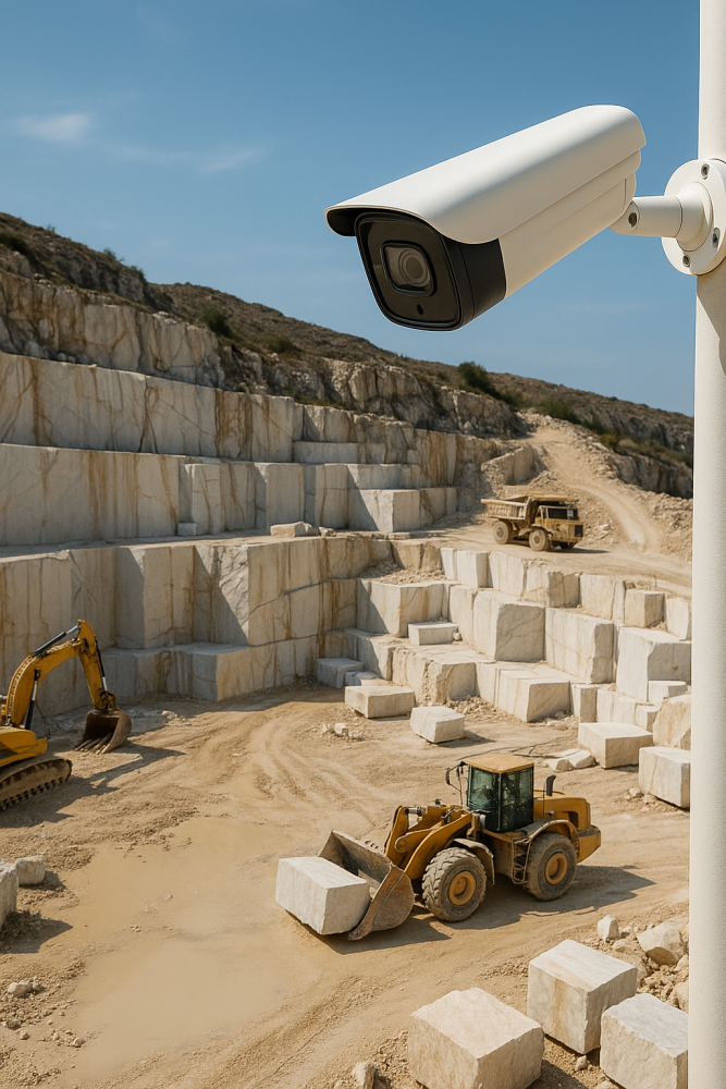 📌 Mermer Ocaklarında Güvenlik Kamera Kullanımı